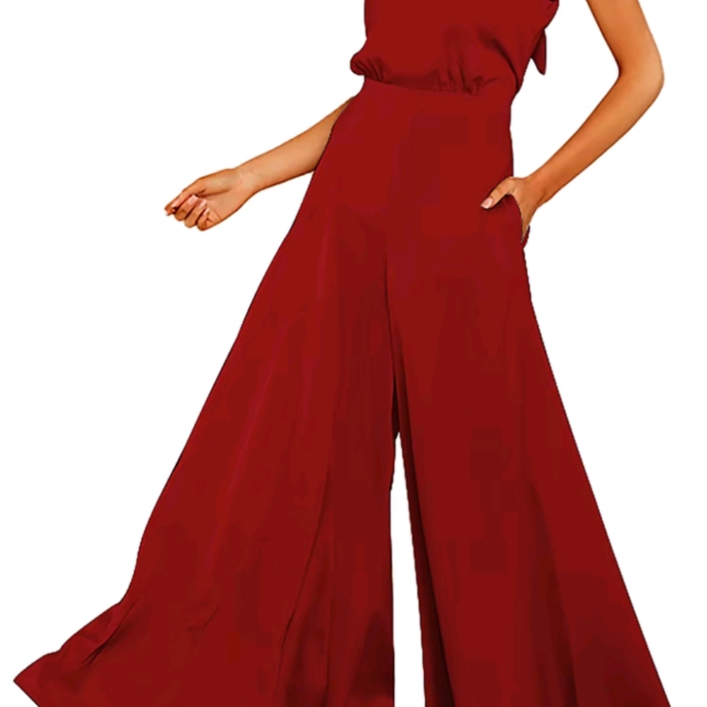 Satin jumpsuit